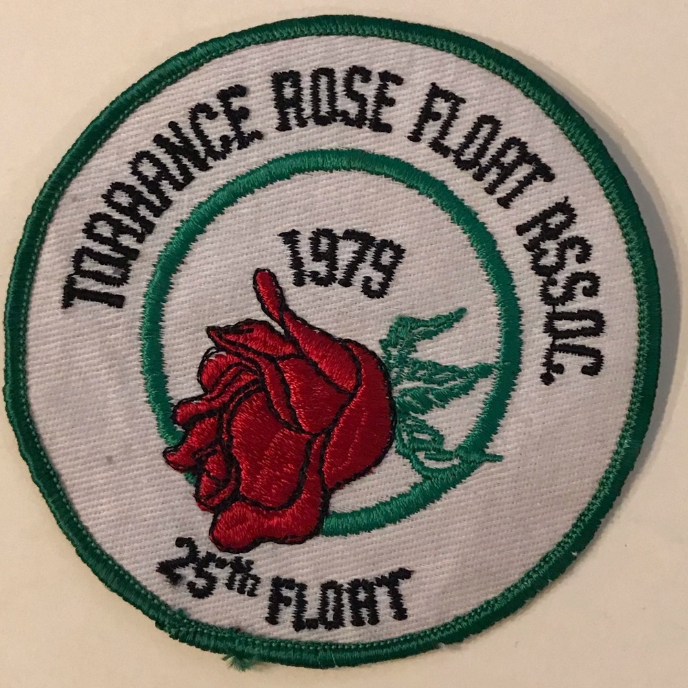 VINTAGE 1979 Torrance Rose Float Patch